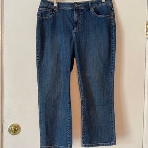 Chico’s Platinum series denim crops - size 1 (8 US)!